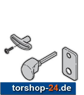 Hörmann Torgriffgarnitur TS 42,5 mm Edelstahl gebürstet