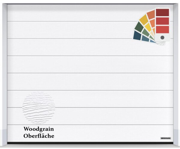 Hörmann Sektionaltor M-Sicke 2375 x 2125 mm mit Garagentorantrieb