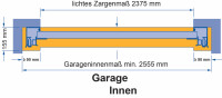 Hörmann Sektionaltor M-Sicke 2375 x 2125 mm mit Garagentorantrieb