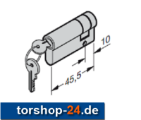 Hörmann Profilzylinder 35,5 + 10 mm